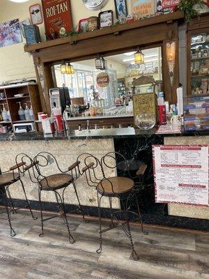 Soda fountain in Chanute