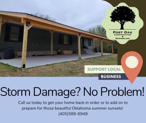 Storm damage? We got you covered!