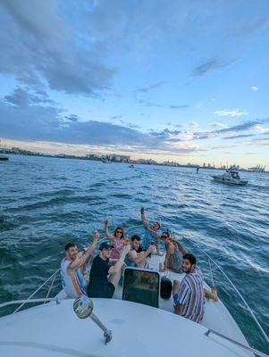 Always a great day on the water in Miami