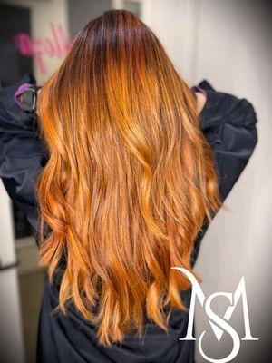 Cooper balayage