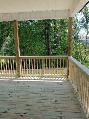 Covered deck