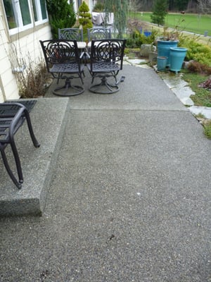 Cleaned Patio