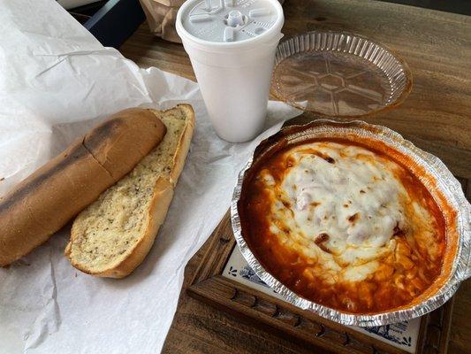 Always the beet and most affordable lasagna lunch.