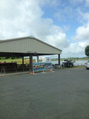 The Pavilion at the marina