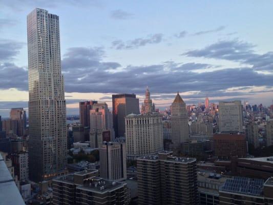 View from the roof.  At over 50 stories, it's gorgeous.