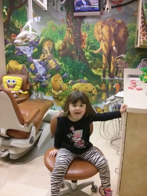 My daughter loved this jungle room !