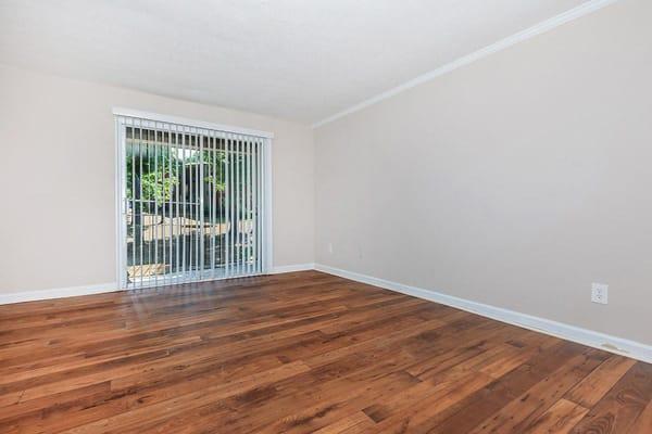 Faux wood flooring in select apartments!