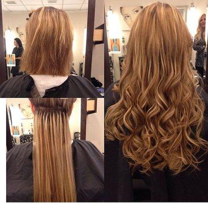 Human Hair Extensions with Brynessa in less than an hour