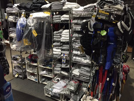 Apparel. Pants, belts, pullovers, jackets, sliding shorts, and more!