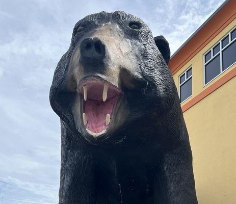 Landmark and photo opportunity outside of Country Bear General Store