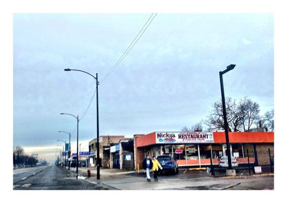 Nicky's Restaurant & PancakeHouse. 7829 S Western Ave, Chicago, IL  Breakfast & Lunch.  Next to 79th/Western Bus Terminal . Cool.