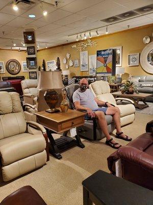 Recliner chair selections