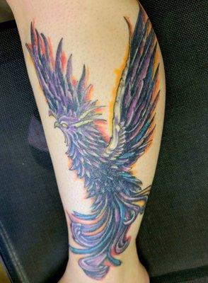 Finished cover up, Phoenix Rising