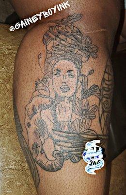 Motherland Queen!
#GaineyBoyInk