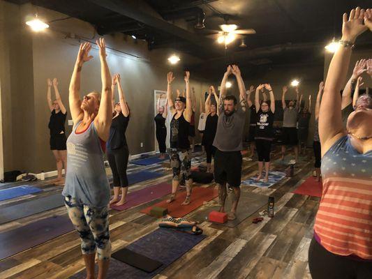 Yoga in our Yin Studio