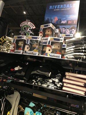 I don't think I saw Riverdale stuff in the other mall pop-culture stores. Well played Hot Topic, well played.