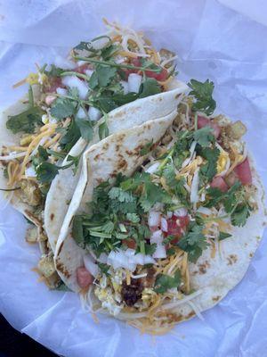 Breakfast Tacos - Chorizo