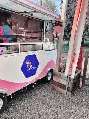 Cutest little rolled ice cream cart