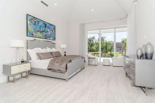 Master Bedroom New Construction Naples, Florida