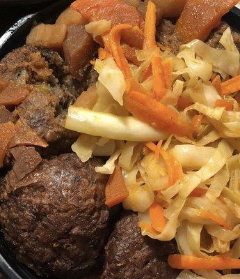 Vegan Oxtail Meal Platter