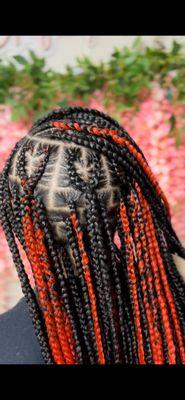 Knotless braids