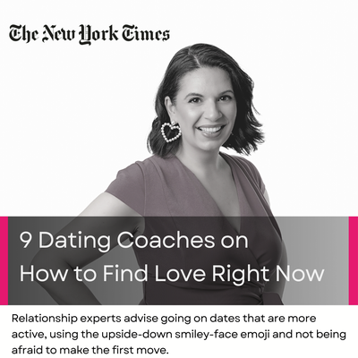 Maria Avgitidis, CEO of Agape Match, was featured in the NY Times as one of the top Dating Coaches on helping people find love.