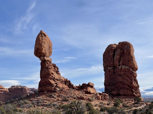 A very well-balanced rock formation!