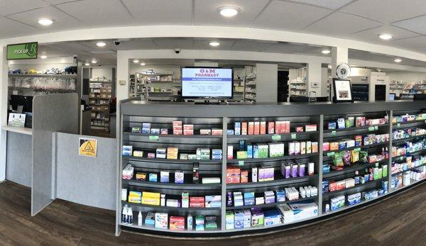 Our Pharmacy was completely remodeled in 2018.