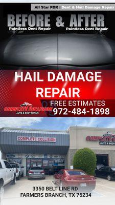 Free Hail Damage Estimates  Help With Deductible