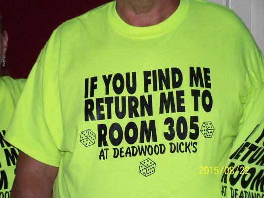 Been at Deadwood Dicks for years!