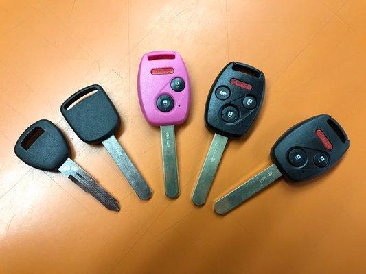 Honda/Acura keys