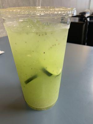 Cucumber drinks pretty bomb and refreshing!