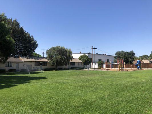 This rental area is our Ed. Building, Playground, & North Field. These areas have been used for parties, youth sports,   craft fairs & more!