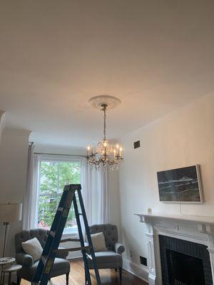 Chandelier install