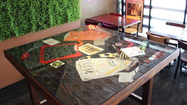 Memorabilia Table