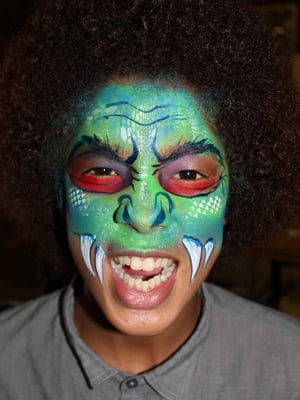 Monster dude by Auntie Stacey's Face painting