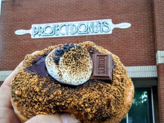 Amazing S'Mores donut!