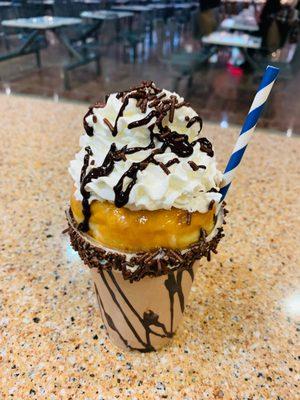 Coffee and donuts shake