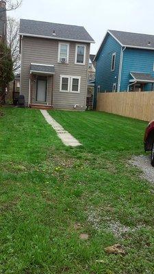 Before - yard