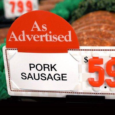 Price tags and signs for your bakery, deli, meat, produce, and seafood departments.