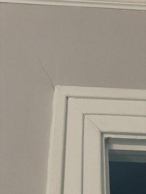 Cracks spearing in all doorways in center of house due to severe foundation sagging