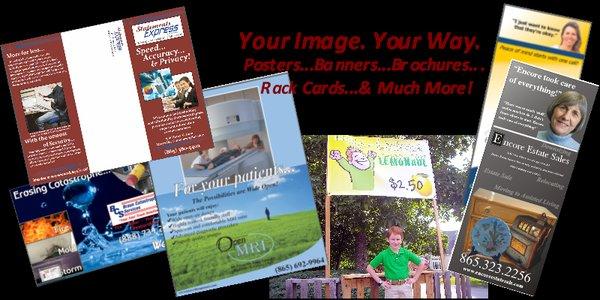 From posters and banners to post cards and business cards...visit www.brandvisionprinting.com today!