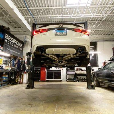 INFINITI Q50S Motordyne catback BC Coilovers