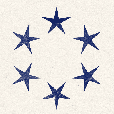 Hey, look - 6 blue stars.