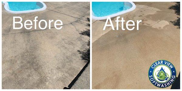 Does your pool deck look like this?