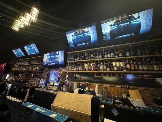 Bar with TVs