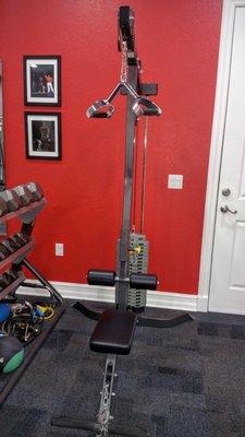 Pull Down and Seated Cable Row (Back Machine)