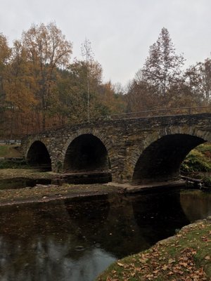 Stone arch bridge