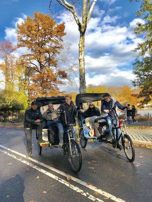 Central Park Pedicab Tours Tour guide at work by  http://v.ht/CentralParkTours