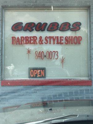 Grubbs Barber Shop in Plantersville